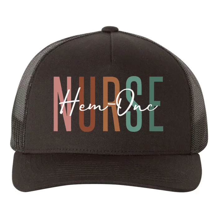 HematologyOncology Pediatric HemOnc RN Nurse Appreciation Yupoong Adult 5-Panel Trucker Hat