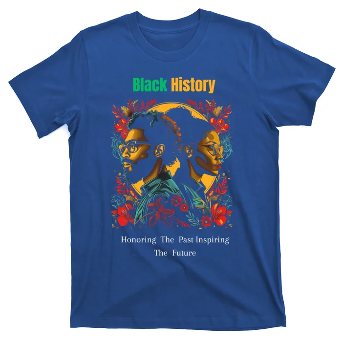 Honoring Past Inspiring Future Black History Month African Cute Gift T-Shirt