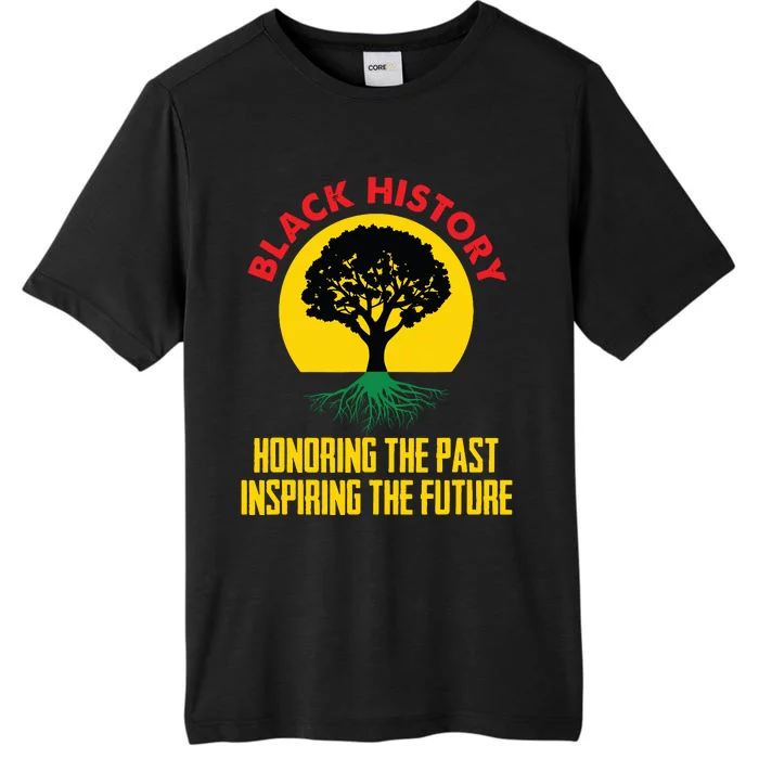 Honoring Past Inspiring Future Black History Month ChromaSoft Performance T-Shirt