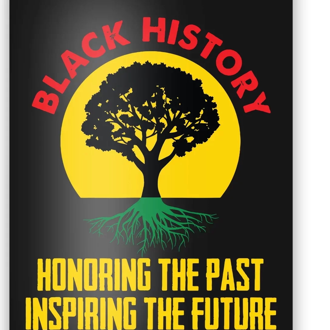 Honoring Past Inspiring Future Black History Month Poster