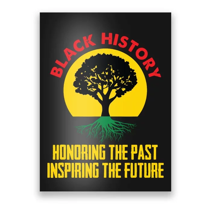 Honoring Past Inspiring Future Black History Month Poster