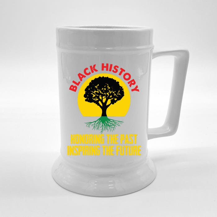 Honoring Past Inspiring Future Black History Month Front & Back Beer Stein