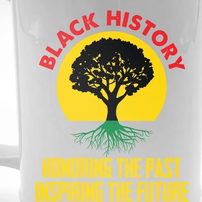 Honoring Past Inspiring Future Black History Month Front & Back Beer Stein