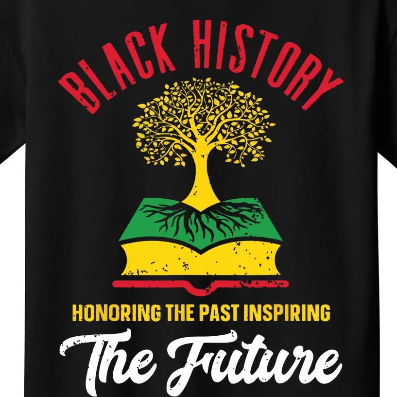 Honoring Past Inspiring Future Women Black History Month Kids T-Shirt