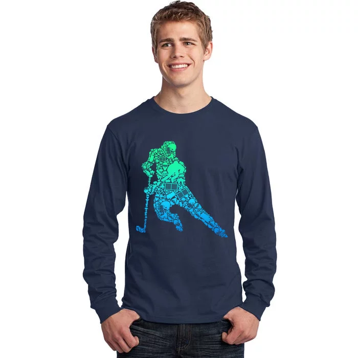 Hockey Player Ice Hockey Boy Tall Long Sleeve T-Shirt