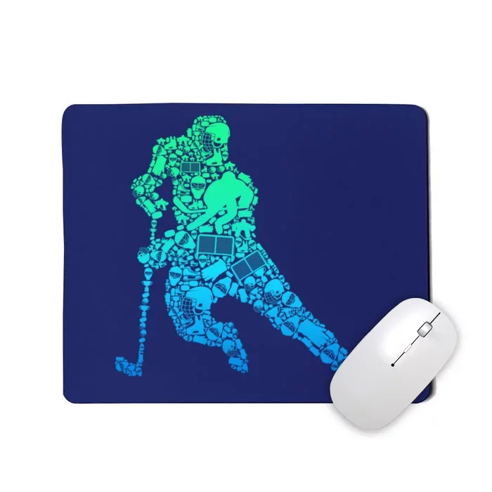 Hockey Player Ice Hockey Boy Mousepad