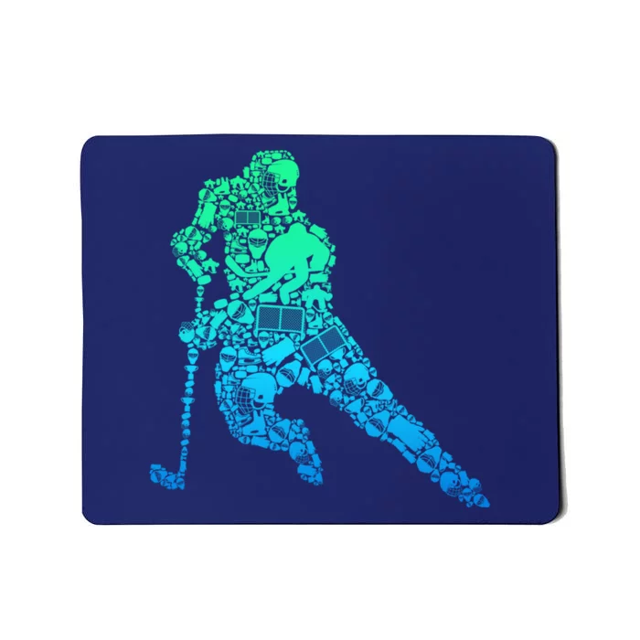 Hockey Player Ice Hockey Boy Mousepad