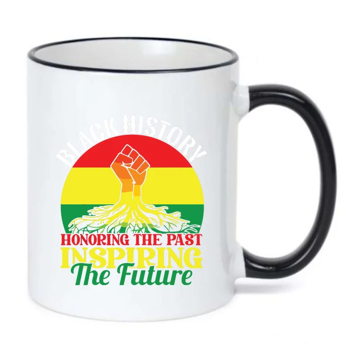 Honoring Past Inspiring Future Black History Month Black Color Changing Mug