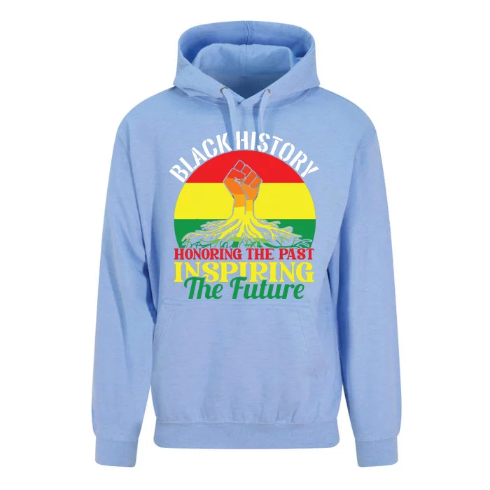 Honoring Past Inspiring Future Black History Month Unisex Surf Hoodie