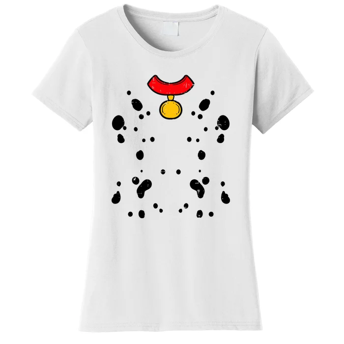 Halloween Pretend Im A Dalmatian Funny Lazy Costume Women's T-Shirt