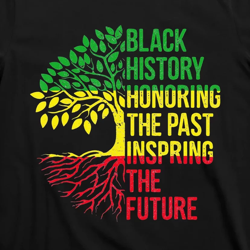 Honoring Past Inspiring Future Black History Month T-Shirt