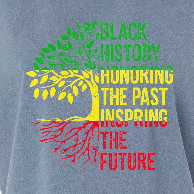 Honoring Past Inspiring Future Black History Month Garment-Dyed Women's Muscle Tee