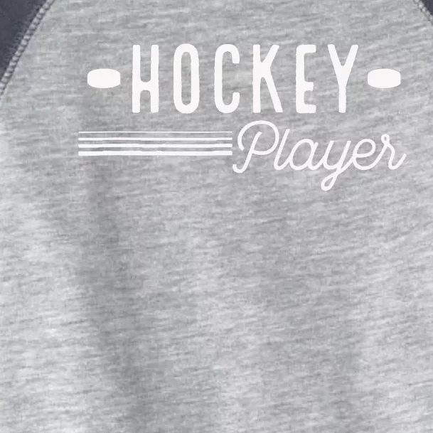 Hockey Player - Ice and Roller Hockey Toddler Fine Jersey T-Shirt