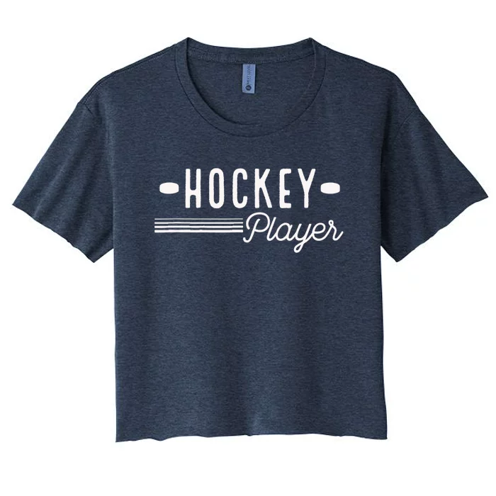 Hockey Player - Ice and Roller Hockey Women's Crop Top Tee