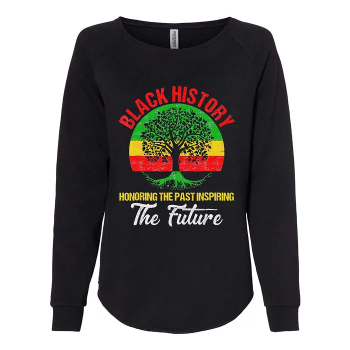 Honoring Past Inspiring Future Black History Month Womens California Wash Sweatshirt