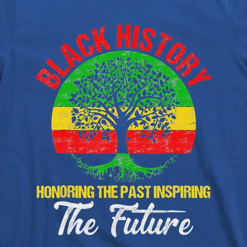 Honoring Past Inspiring Future Black History Month T-Shirt