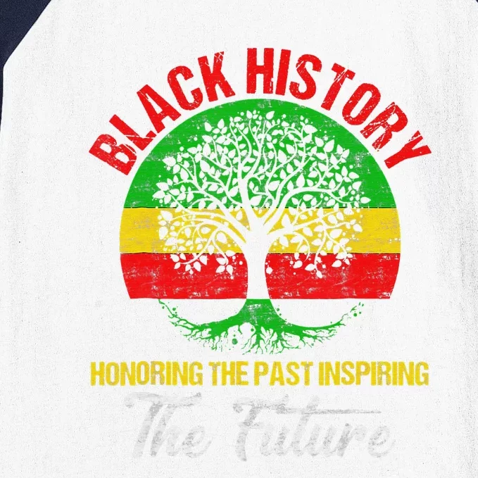 Honoring Past Inspiring Future Black History Month Baseball Sleeve Shirt