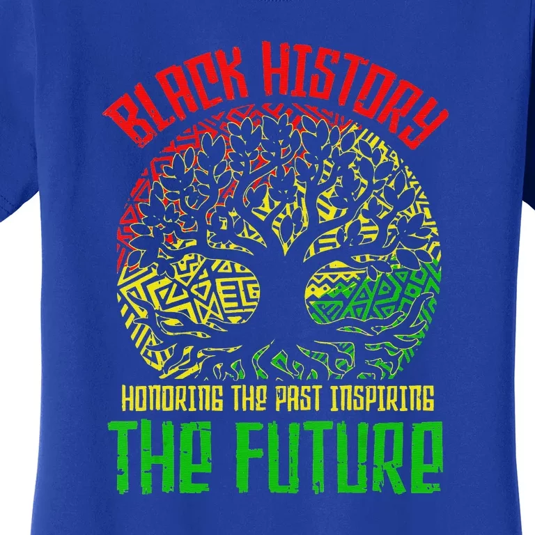 Honoring Past Inspiring Future Black History Month Women's T-Shirt