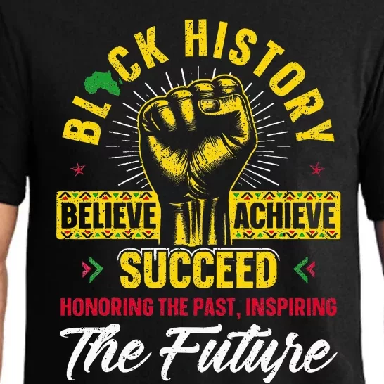 Honoring Past Inspiring Future Black History Month Pajama Set