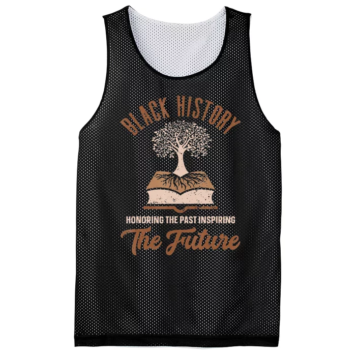 Honoring Past Inspiring Future  Black History Month Mesh Reversible Basketball Jersey Tank