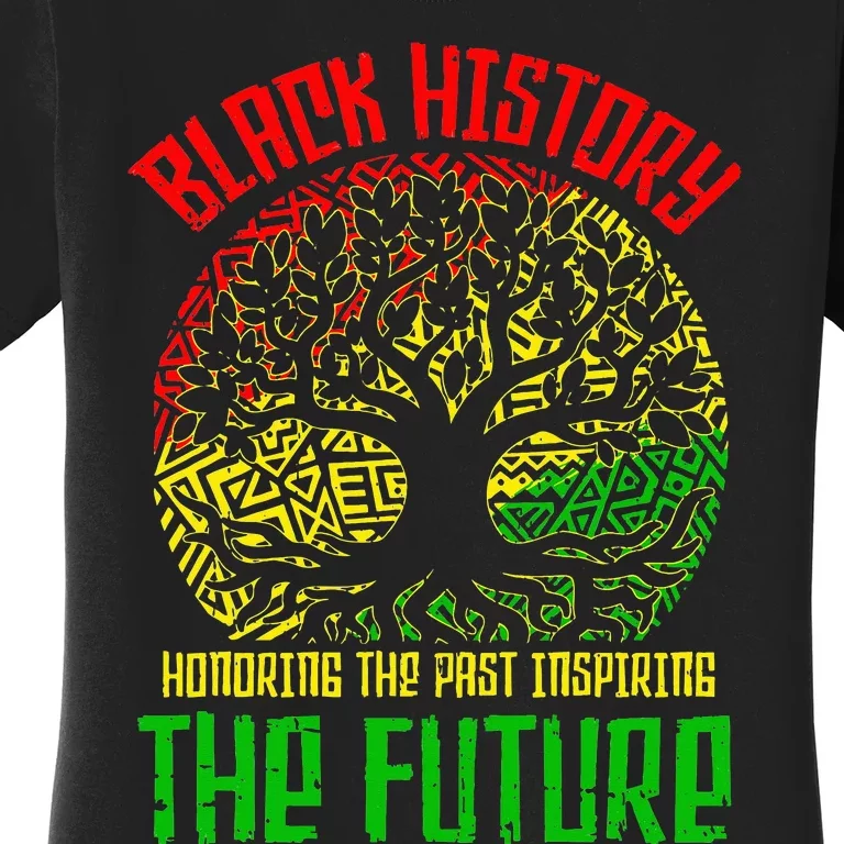 Honoring Past Inspiring Future  Black History Month Women's T-Shirt