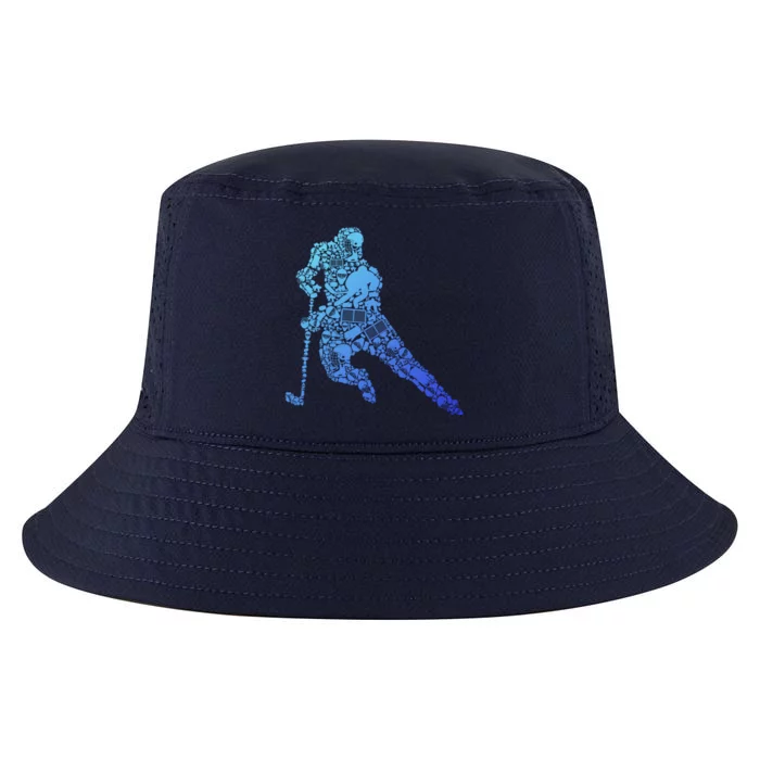 Hockey Player Ice Hockey Great Gift Cool Comfort Performance Bucket Hat