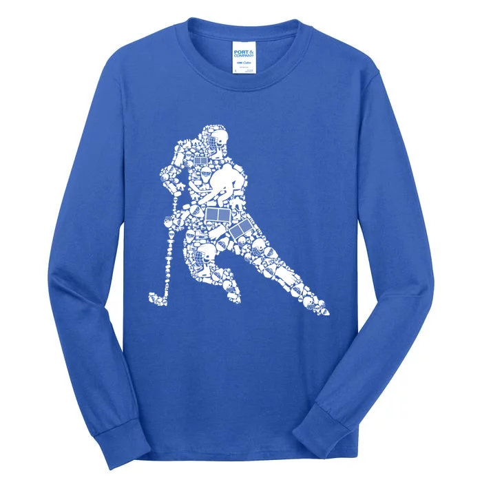 Hockey Player Ice Hockey Great Gift Tall Long Sleeve T-Shirt