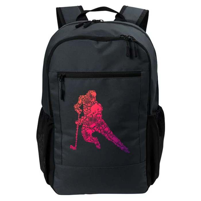 Hockey Player Ice Hockey Great Gift Daily Commute Backpack