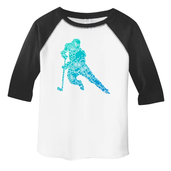 Hockey Player Ice Hockey Great Gift Toddler Fine Jersey T-Shirt