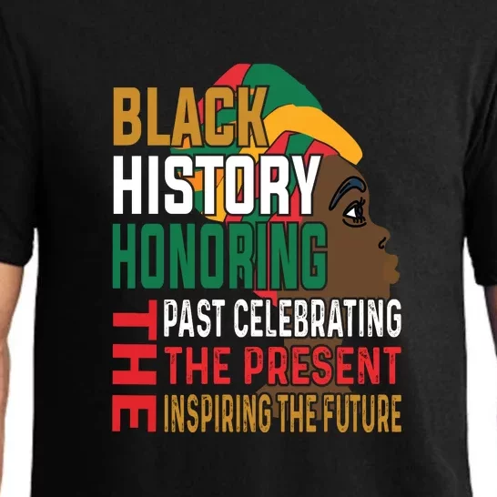 Honoring Past Inspiring Future Women Black History Month Pajama Set