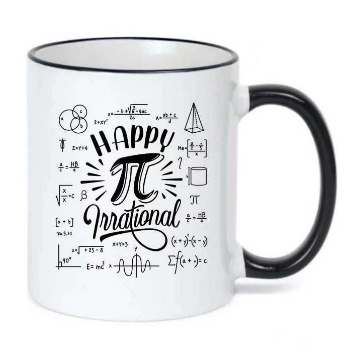 Happy Pi Irrational Symbol Pi Day Math Dont Be Irrational Black Color Changing Mug