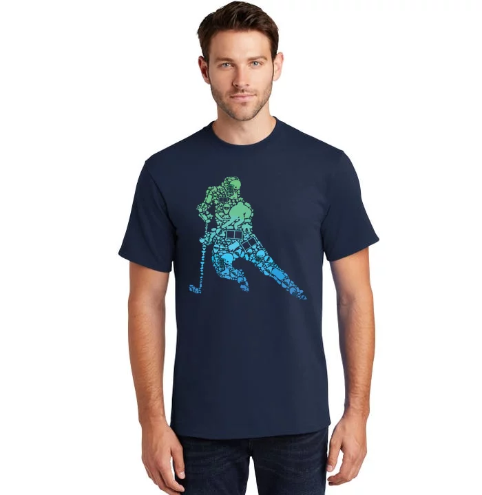 Hockey Player Ice Hockey Tall T-Shirt