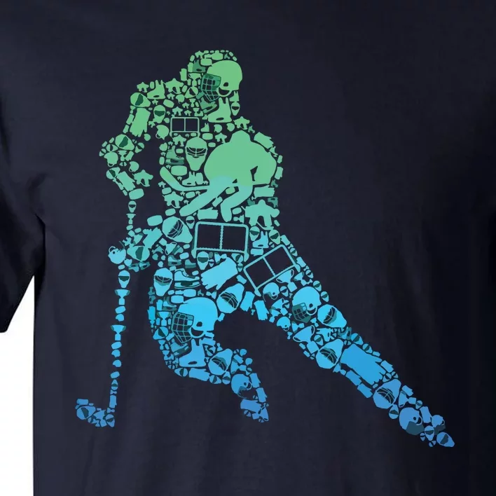 Hockey Player Ice Hockey Tall T-Shirt