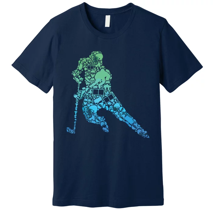 Hockey Player Ice Hockey Premium T-Shirt