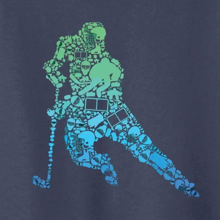 Hockey Player Ice Hockey Toddler T-Shirt