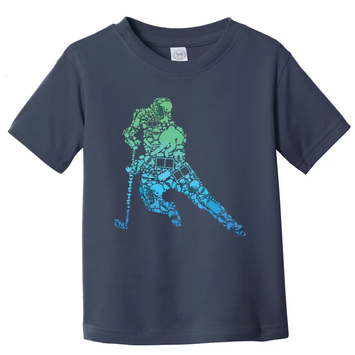 Hockey Player Ice Hockey Toddler T-Shirt