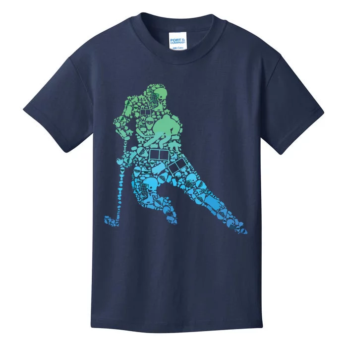 Hockey Player Ice Hockey Kids T-Shirt