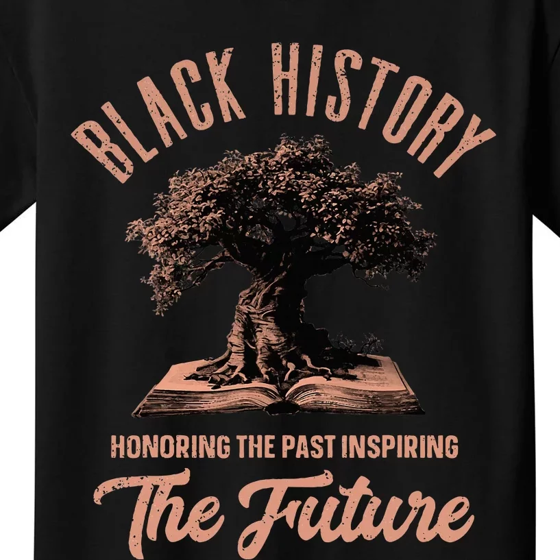 Honoring Past Inspiring Future Black History Month Kids T-Shirt