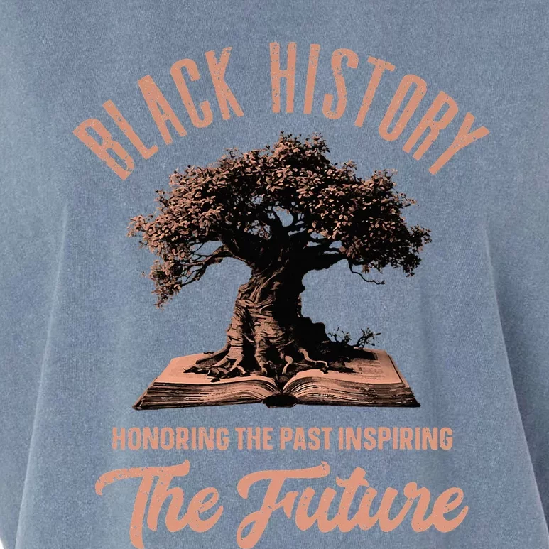 Honoring Past Inspiring Future Black History Month Garment-Dyed Women's Muscle Tee