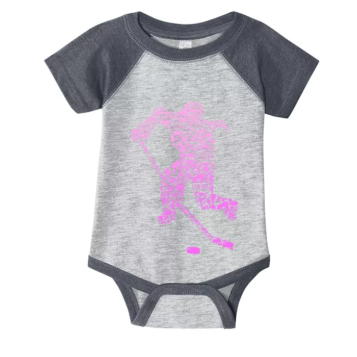 Hockey Player Ice Hockey Infant Baby Jersey Bodysuit