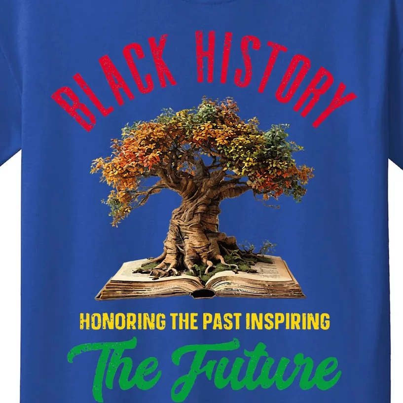 Honoring Past Inspiring Future Black History Month Kids T-Shirt