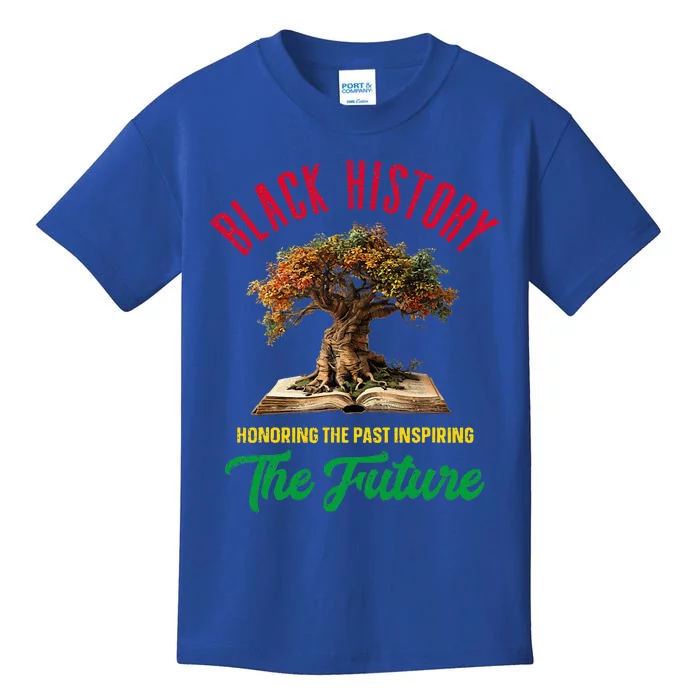 Honoring Past Inspiring Future Black History Month Kids T-Shirt