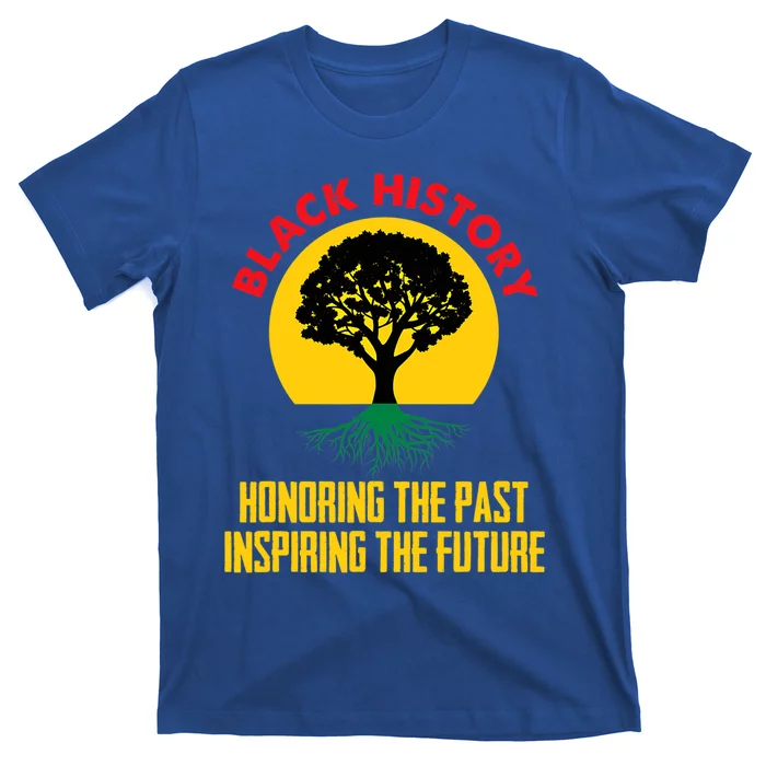 Honoring Past Inspiring Future Black History Month Gift T-Shirt