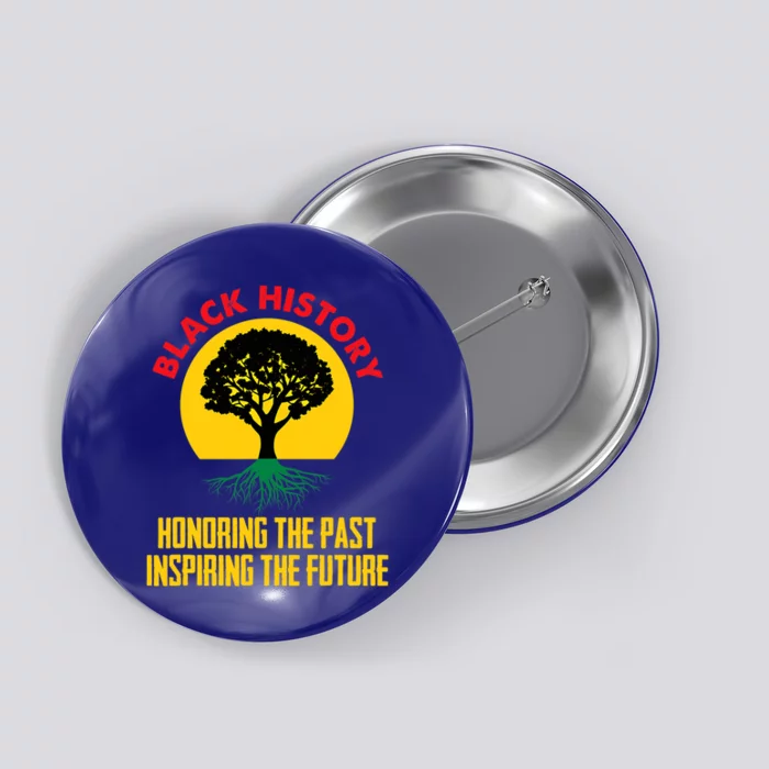 Honoring Past Inspiring Future Black History Month Gift Button