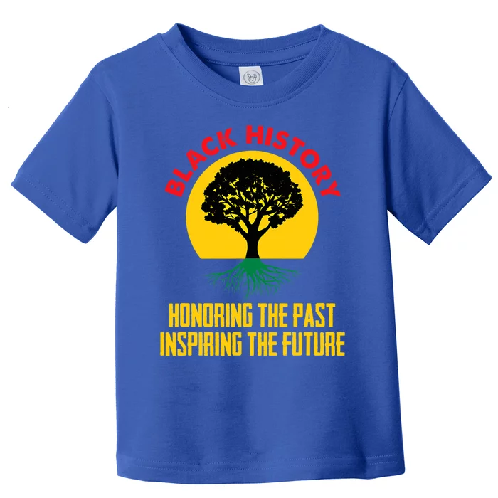 Honoring Past Inspiring Future Black History Month Gift Toddler T-Shirt