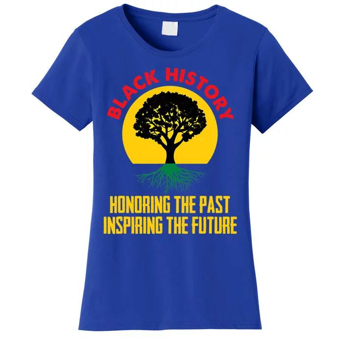 Honoring Past Inspiring Future Black History Month Gift Women's T-Shirt