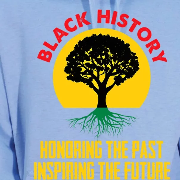 Honoring Past Inspiring Future Black History Month Gift Unisex Surf Hoodie