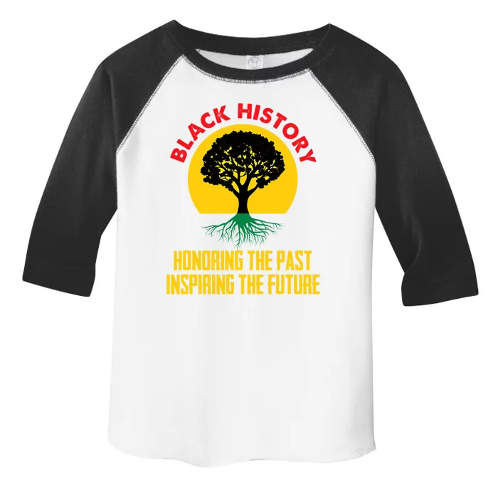 Honoring Past Inspiring Future Black History Month Gift Toddler Fine Jersey T-Shirt