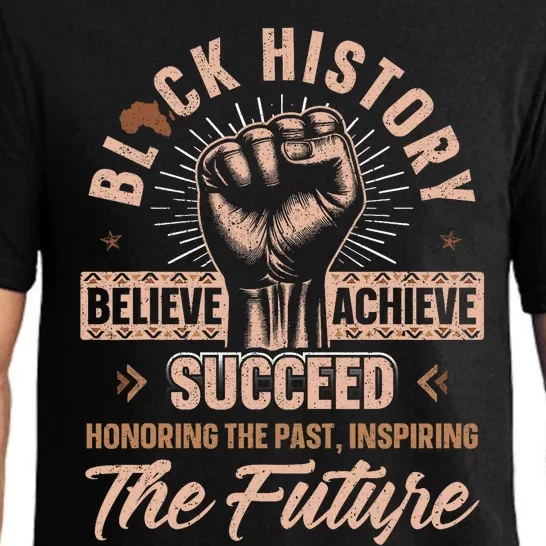 Honoring Past Inspiring Future Black History Month Pajama Set