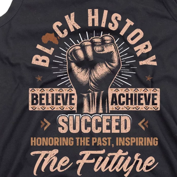 Honoring Past Inspiring Future Black History Month Tank Top